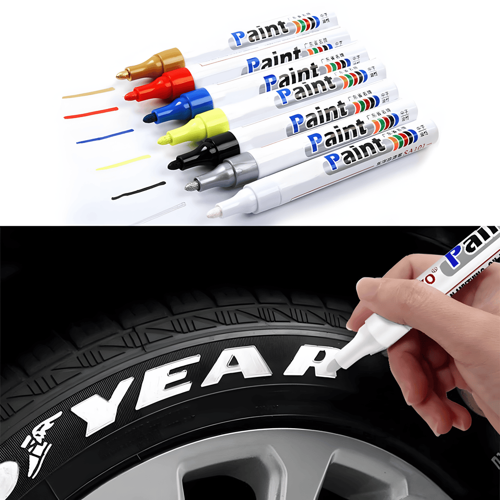 Tire Lettering Paint Pen – Waterproof & Permanent