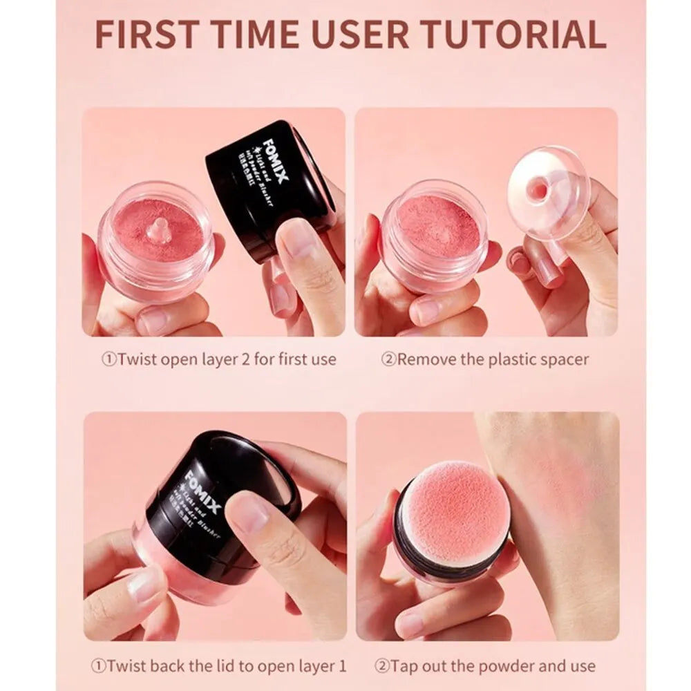 GlowDuo™ Blush & Highlighter ✨ — Matte Flush, Radiant Glow